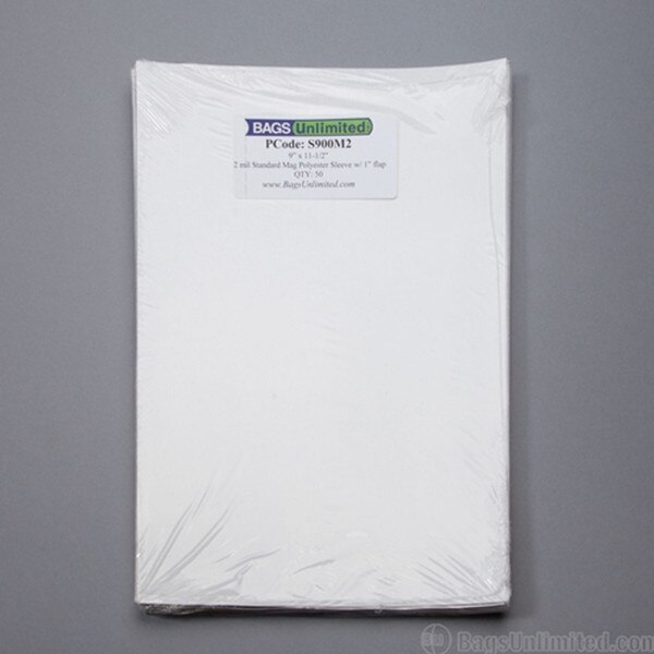 POLYESTER Magazine Sleeve 2mil with